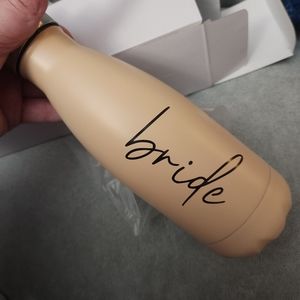 Beige Bride stainless steel tumbler
